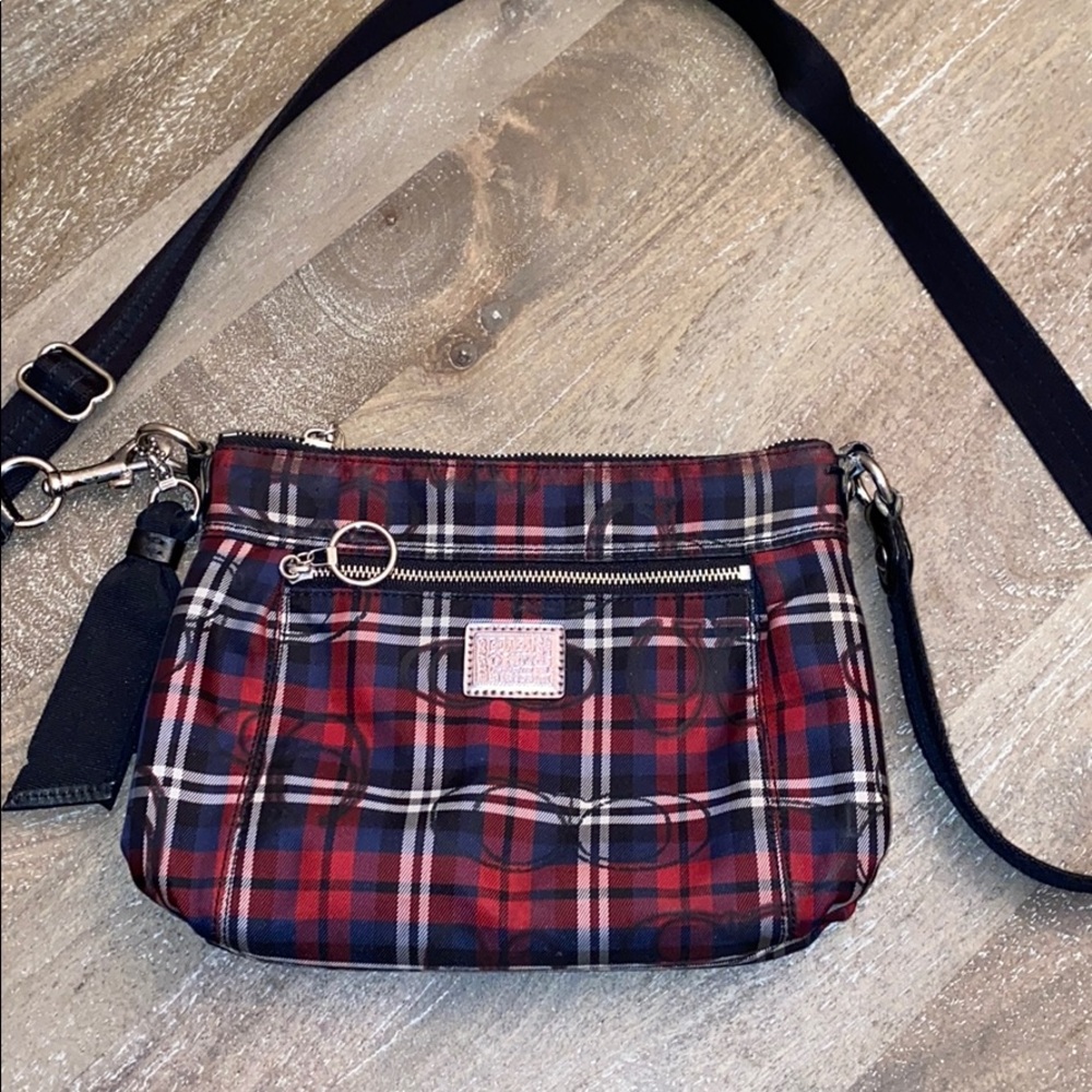 Coach Plaid Crossbody bag